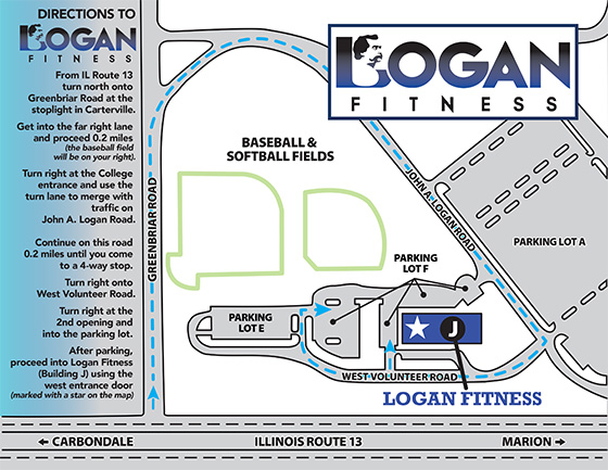 Directions to Logan Fitness