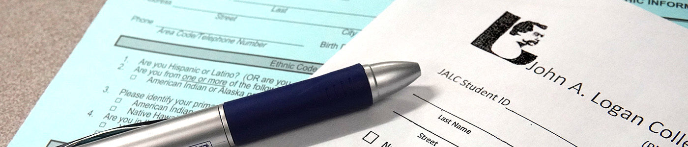 Pen laying on forms