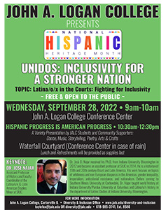 Hispanic Heritage Month flyer