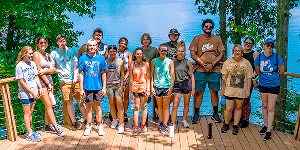 Student Ambassadors standing together