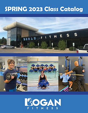 Cover for the Spring 2023 Logan Fitness Online Catalog