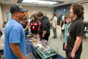 Students and presenter at the Hackventors Conference