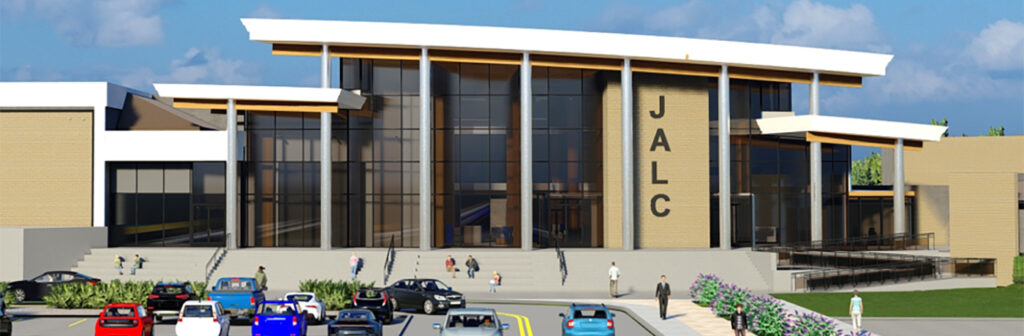 Rendering of West Entrance of John A. Logan College.