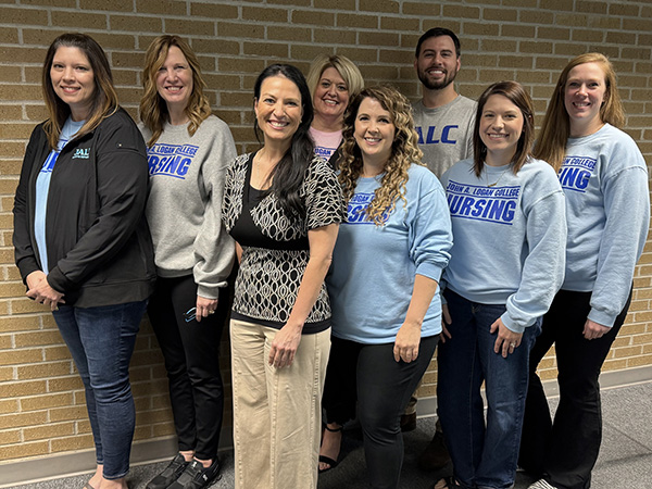 Group of JALC Nursing employees pose for National Nurses week.