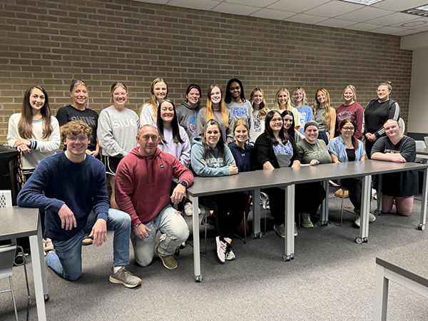Group of JALC students pose for National Nurses week.