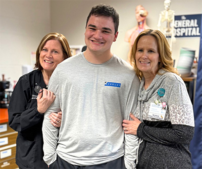 Left to right - Amy Stout, Toby Hollister, and Lisa Nation.